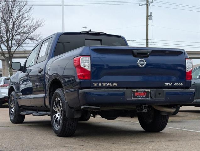 used 2022 Nissan Titan car, priced at $29,200