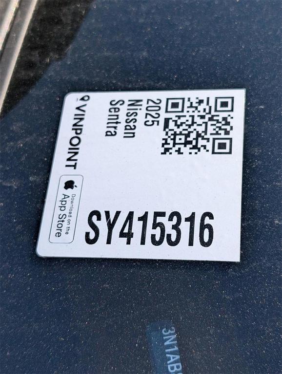 new 2025 Nissan Sentra car, priced at $19,948