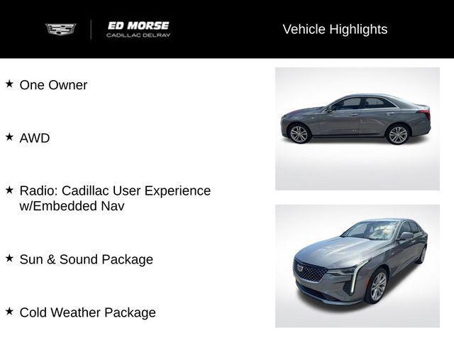 used 2022 Cadillac CT4 car, priced at $26,795