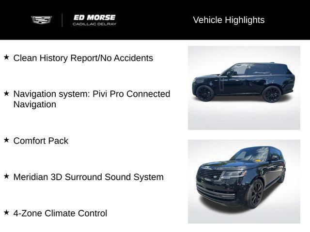 used 2025 Land Rover Range Rover car, priced at $123,795