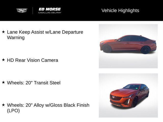 used 2023 Cadillac CT5-V car, priced at $50,295