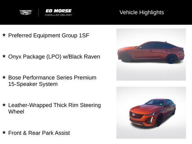 used 2023 Cadillac CT5-V car, priced at $50,295