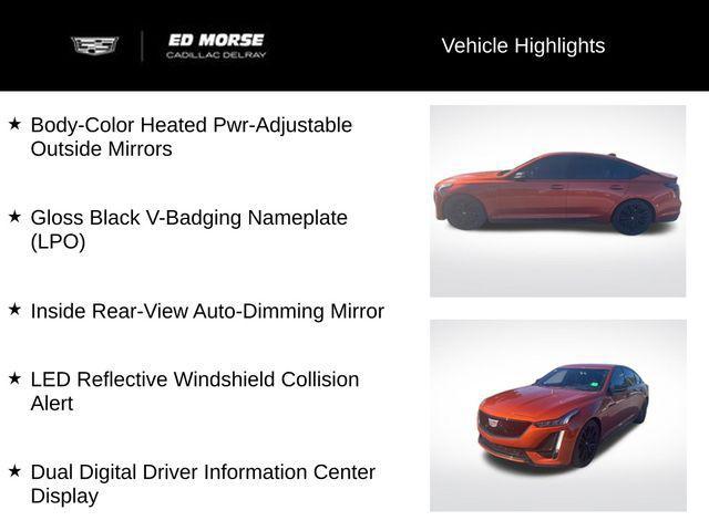 used 2023 Cadillac CT5-V car, priced at $50,295
