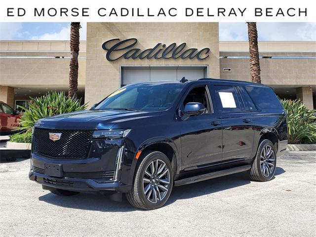 used 2022 Cadillac Escalade ESV car, priced at $74,999