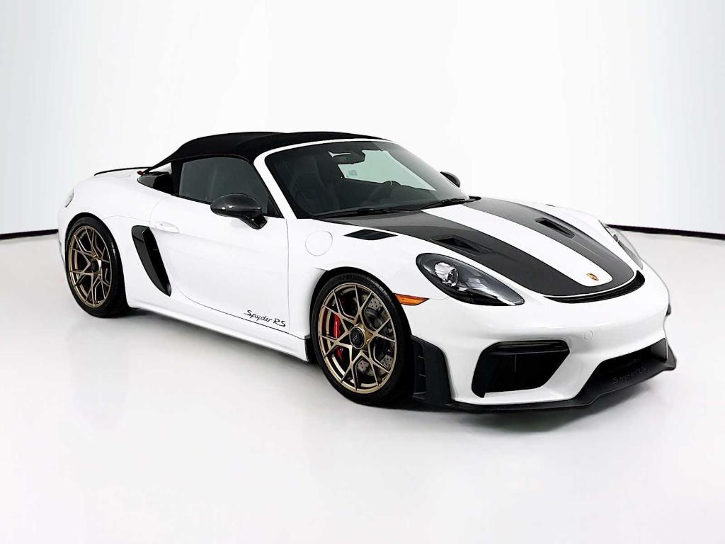 used 2024 Porsche 718 Spyder car, priced at $214,900