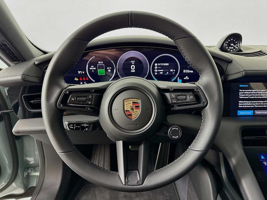 new 2025 Porsche Taycan car, priced at $147,745