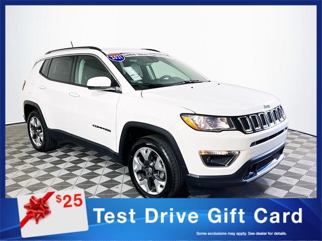 used 2021 Jeep Compass car, priced at $17,351