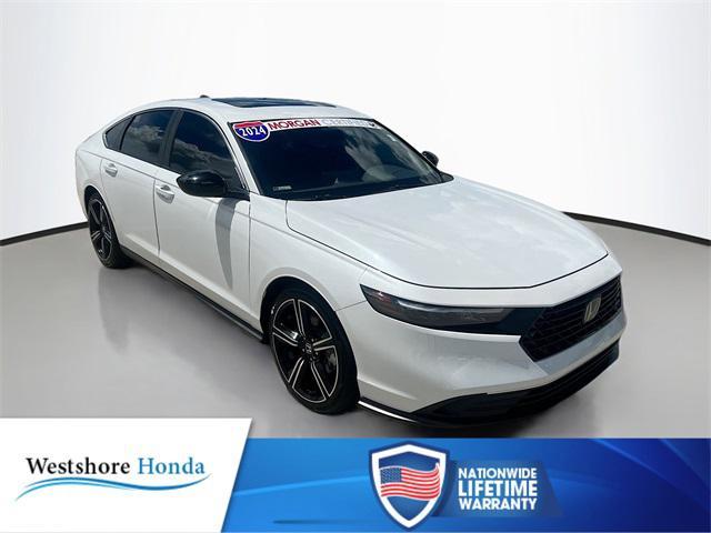 used 2024 Honda Accord Hybrid car, priced at $26,991