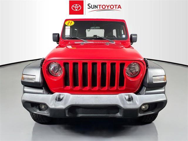 used 2021 Jeep Wrangler Unlimited car, priced at $24,350