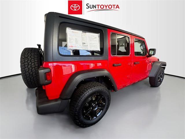 used 2021 Jeep Wrangler Unlimited car, priced at $24,350