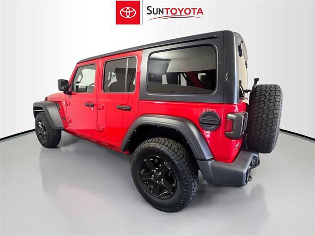 used 2021 Jeep Wrangler Unlimited car, priced at $24,350