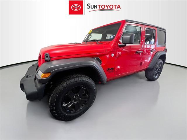 used 2021 Jeep Wrangler Unlimited car, priced at $24,350