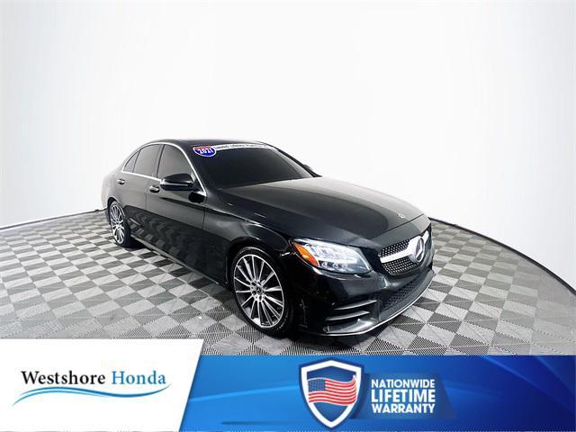 used 2021 Mercedes-Benz C-Class car, priced at $20,820