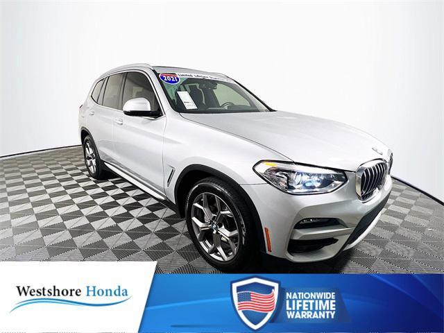 used 2021 BMW X3 car, priced at $24,540