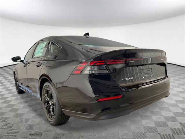 new 2025 Honda Accord car, priced at $30,492