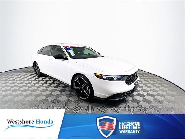 used 2024 Honda Accord Hybrid car, priced at $27,433