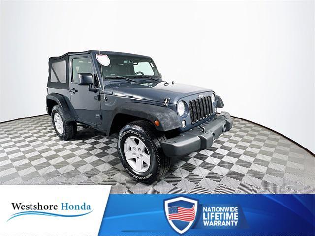 used 2017 Jeep Wrangler car, priced at $19,730