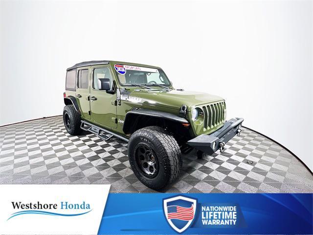 used 2020 Jeep Wrangler Unlimited car, priced at $26,605