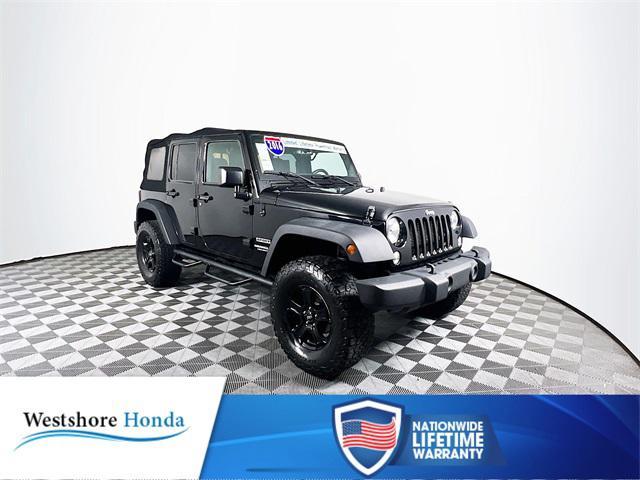 used 2016 Jeep Wrangler Unlimited car, priced at $19,100