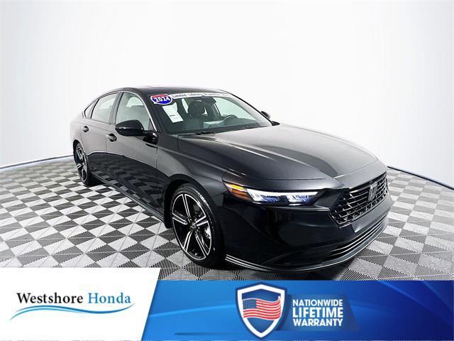 used 2024 Honda Accord Hybrid car, priced at $28,905