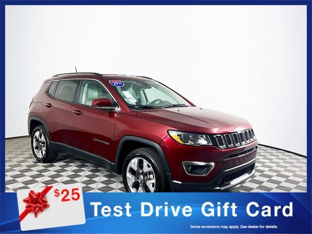 used 2021 Jeep Compass car, priced at $17,096