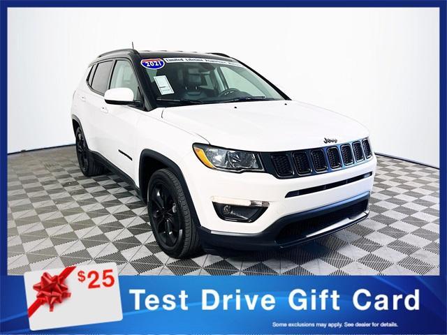 used 2021 Jeep Compass car, priced at $20,076