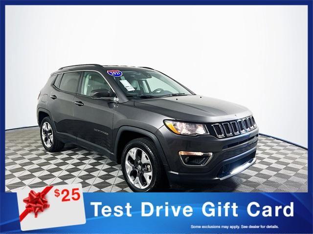 used 2021 Jeep Compass car, priced at $18,233