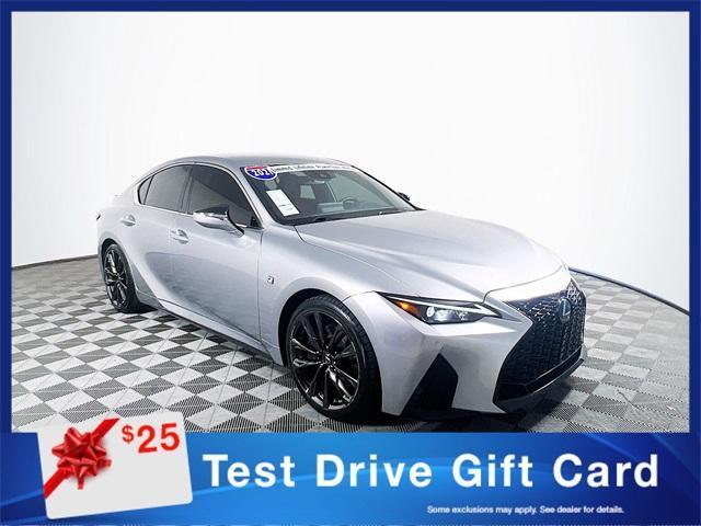 used 2021 Lexus IS 350 car, priced at $32,165