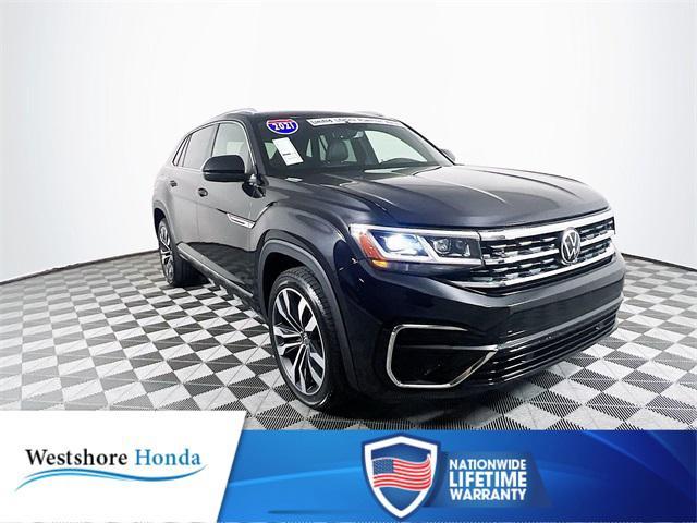 used 2021 Volkswagen Atlas Cross Sport car, priced at $31,046