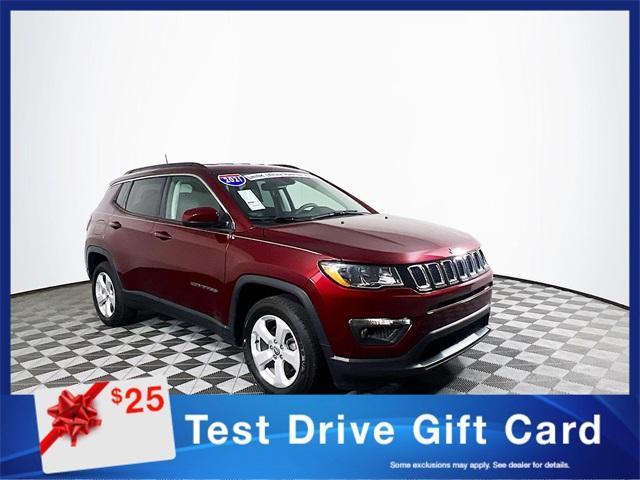 used 2021 Jeep Compass car, priced at $19,552