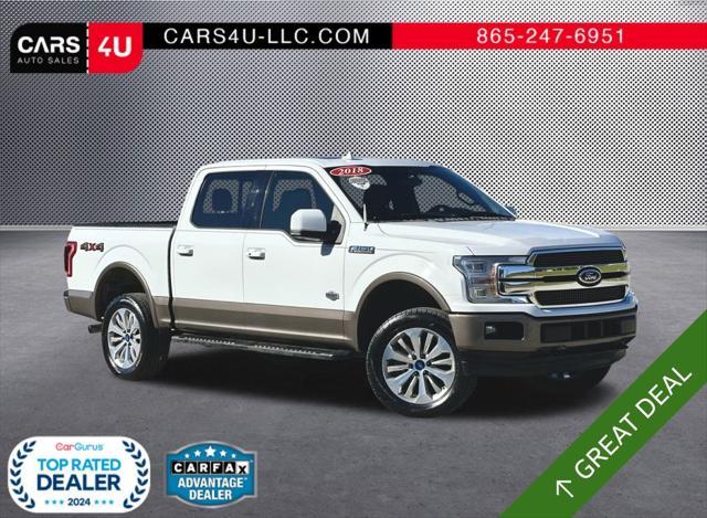 used 2018 Ford F-150 car, priced at $31,178