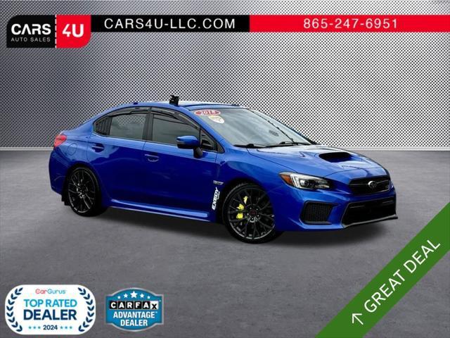 used 2018 Subaru WRX STI car, priced at $27,614