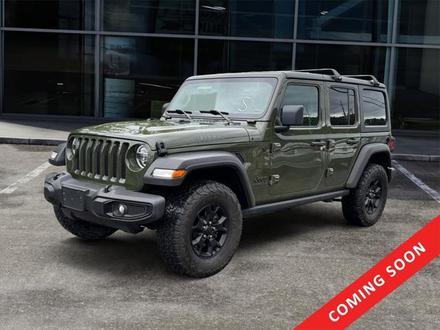 used 2021 Jeep Wrangler car, priced at $24,989