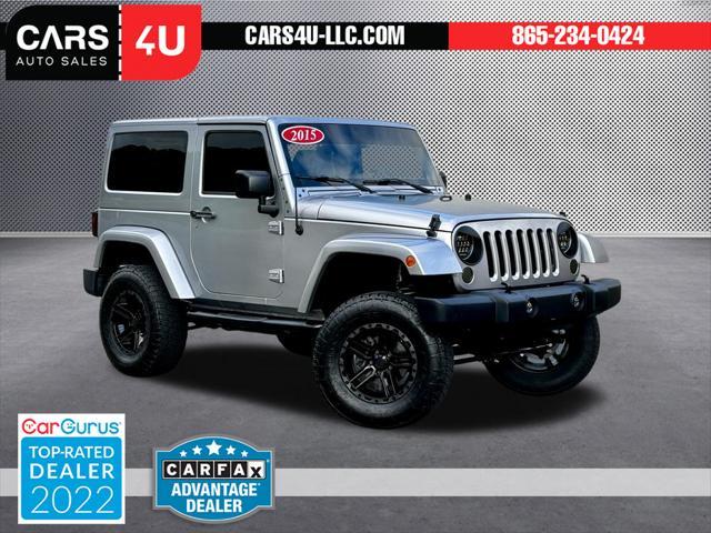 used 2015 Jeep Wrangler car, priced at $23,893