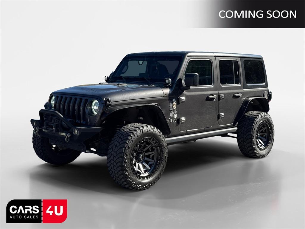 used 2018 Jeep Wrangler Unlimited car, priced at $22,136