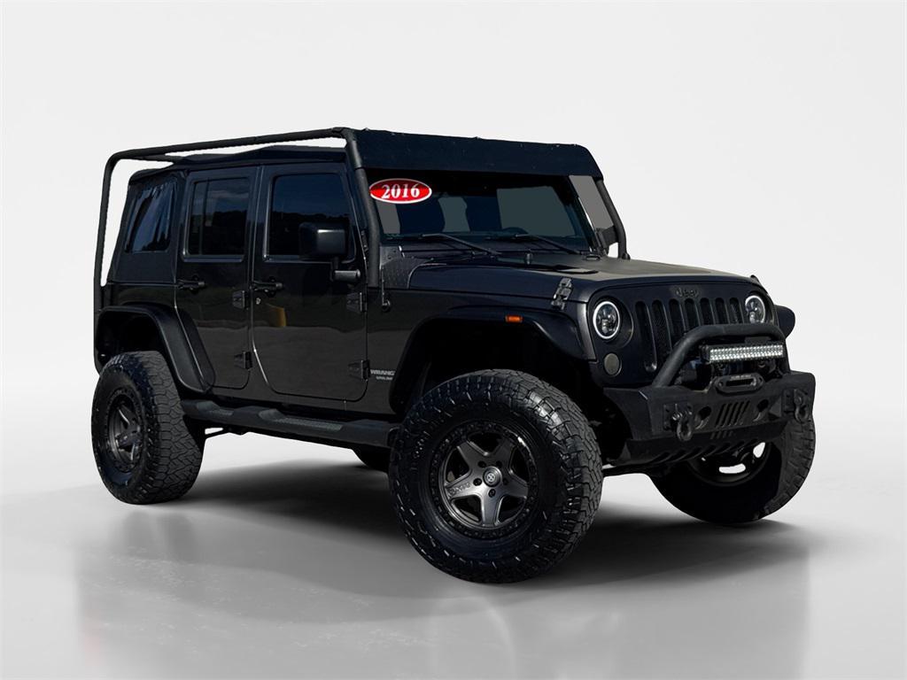 used 2016 Jeep Wrangler Unlimited car, priced at $19,555