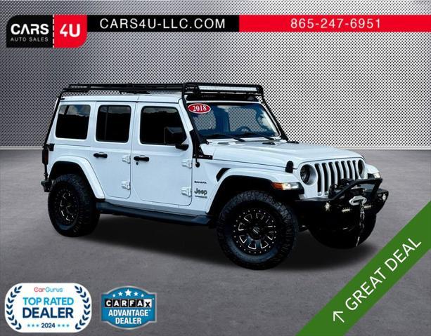 used 2018 Jeep Wrangler Unlimited car, priced at $28,530