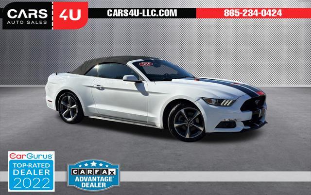 used 2016 Ford Mustang car, priced at $17,181