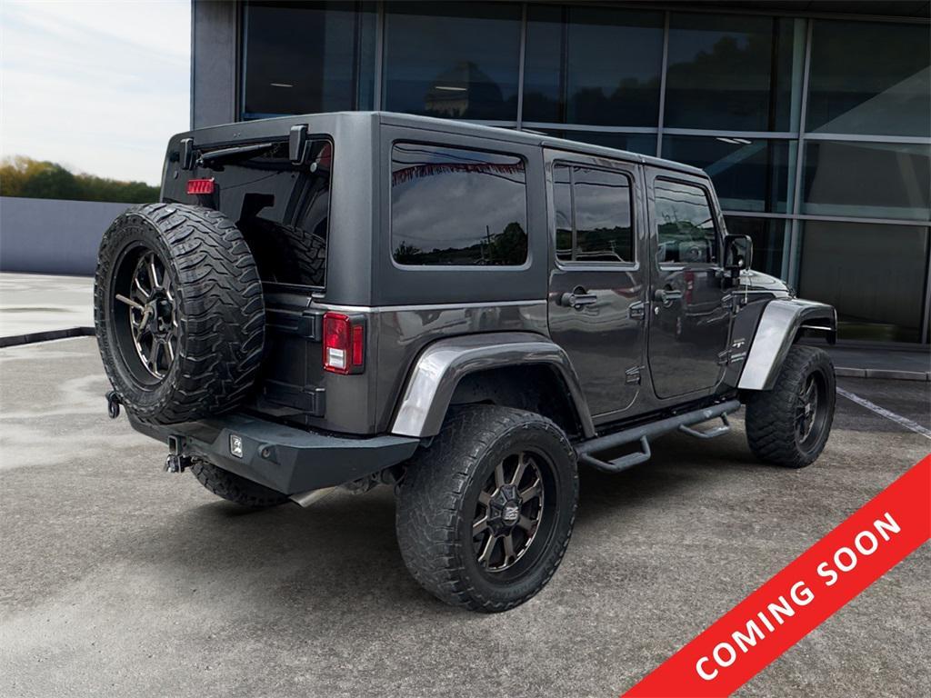 used 2017 Jeep Wrangler Unlimited car, priced at $21,188