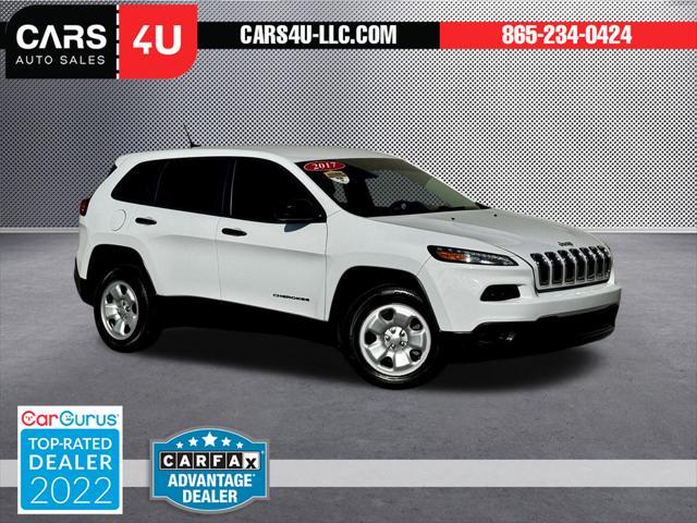 used 2017 Jeep Cherokee car, priced at $15,962