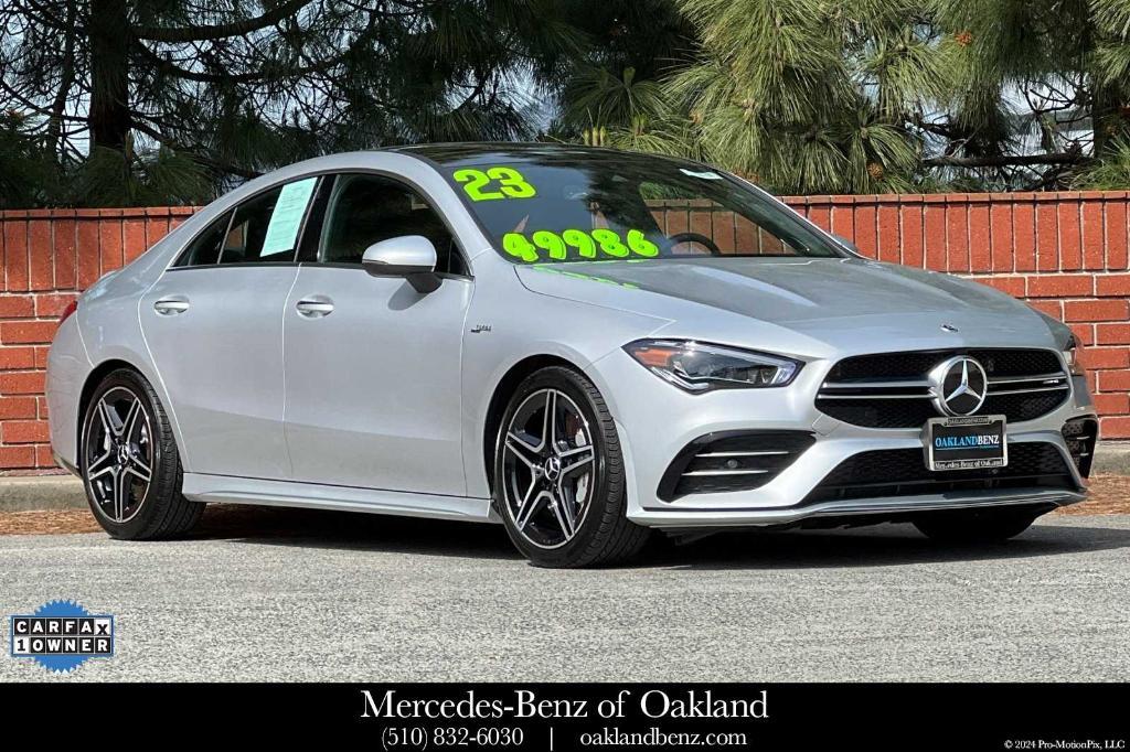 used 2023 Mercedes-Benz AMG CLA 35 car, priced at $46,986
