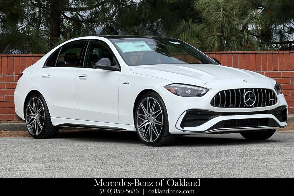 new 2024 Mercedes-Benz AMG C 43 car, priced at $73,260