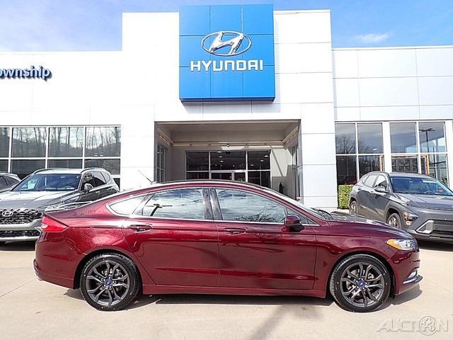 used 2018 Ford Fusion car, priced at $15,333