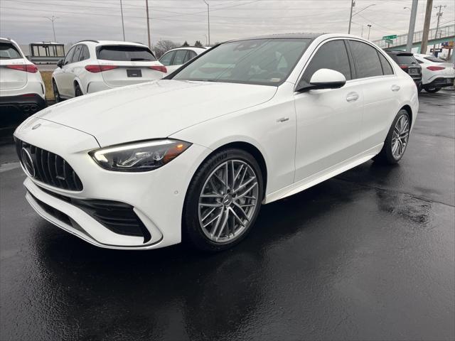 used 2024 Mercedes-Benz AMG C 43 car, priced at $57,962