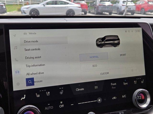 new 2025 Lexus TX 350 car, priced at $61,769