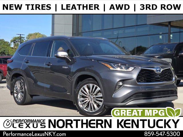 used 2021 Toyota Highlander Hybrid car, priced at $30,428