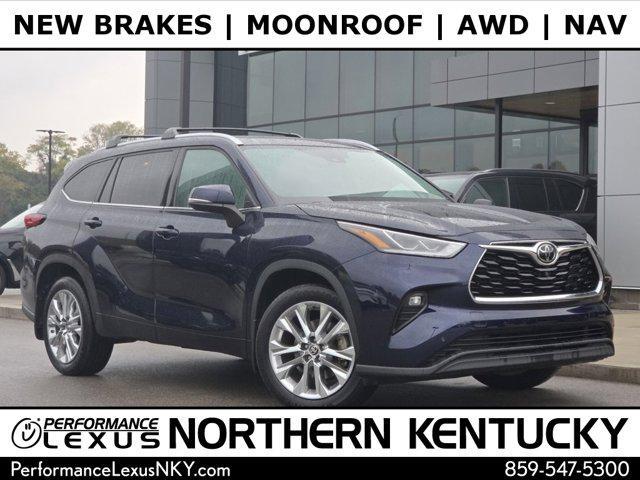 used 2021 Toyota Highlander car, priced at $32,427
