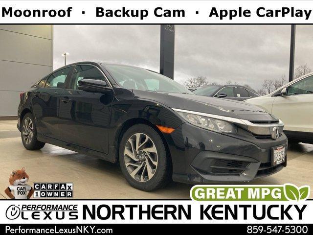 used 2017 Honda Civic car, priced at $15,406