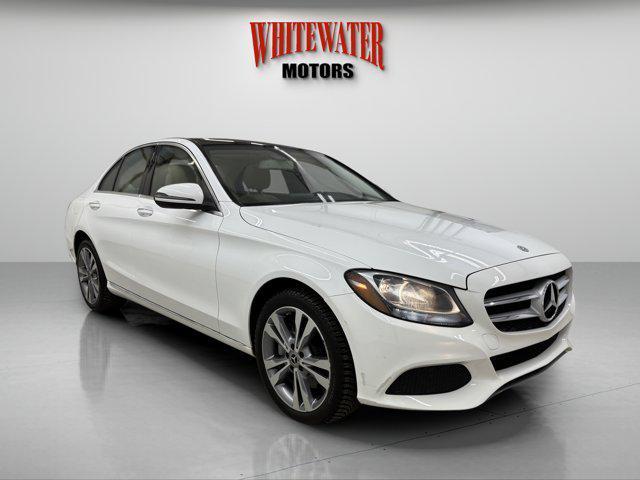 used 2018 Mercedes-Benz C-Class car, priced at $17,995