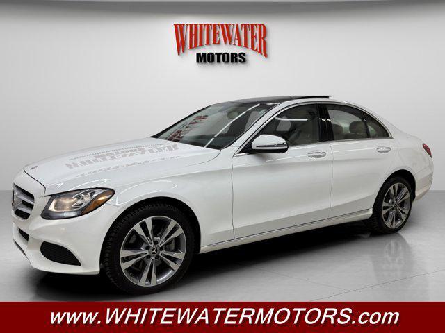 used 2018 Mercedes-Benz C-Class car, priced at $17,995